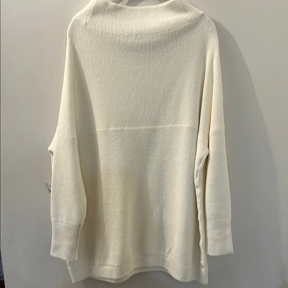 Free People Ottoman Cream Cowl Neck Sweater - Picture 6 of 8